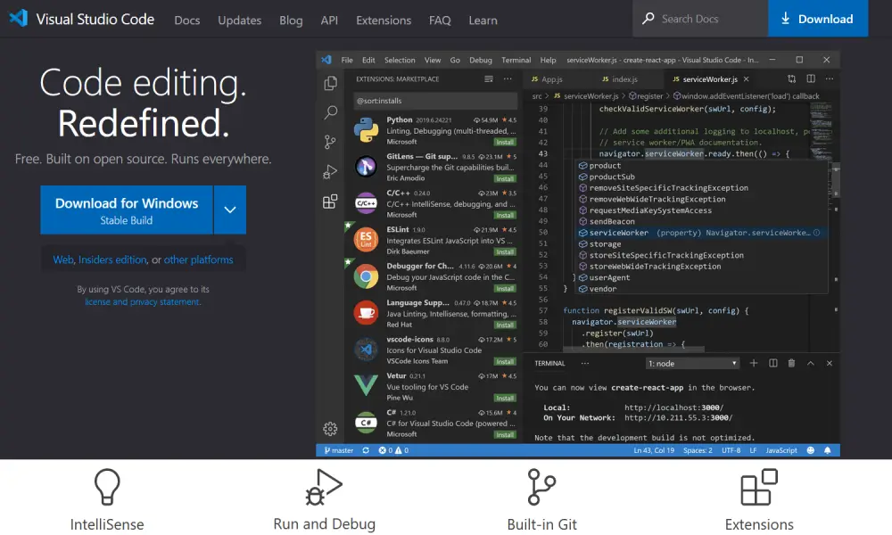 Visual Studio Code: der beste Quelltext-Editor für HTML mit Vorschau (WYSIWYG)